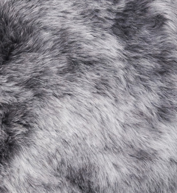 Homeroots 2' X 3' Gray Sheepskin Handmade Non Skid Area Rug  Genuine Sheepskin 544284