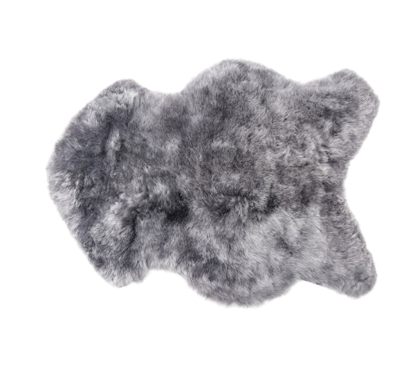 Homeroots 2' X 3' Gray Sheepskin Handmade Non Skid Area Rug  Genuine Sheepskin 544284