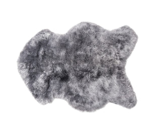 Homeroots 2' X 3' Gray Sheepskin Handmade Non Skid Area Rug  Genuine Sheepskin 544284