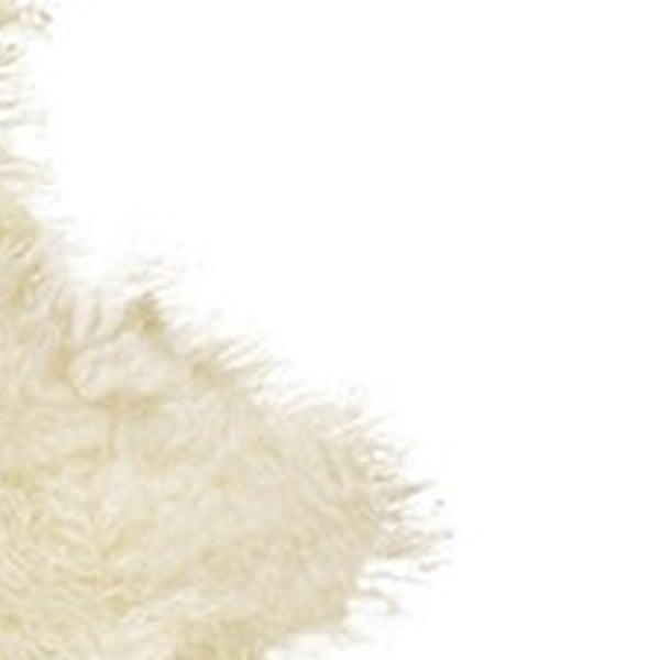Homeroots 2' X 6' Natural Sheepskin Handmade Area Rug  Genuine Sheepskin 544285