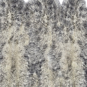 Homeroots 5' X 6' Gray Sheepskin Handmade Area Rug  Genuine Sheepskin 544287