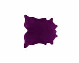 Homeroots 5' X 7' Purple Cowhide Hand Knotted Area Rug Purple Cowhide 544302