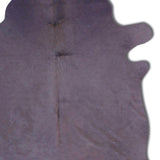 Homeroots 6' X 7' Lavender Cowhide Hand Knotted Area Rug Lavender Cowhide 544306