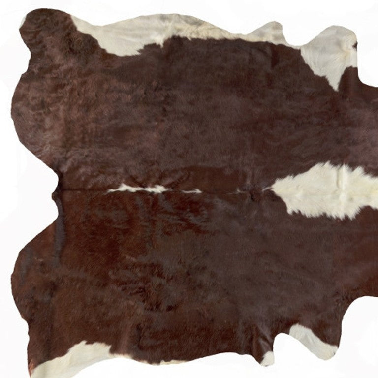 5x7 Genuine Cowhide Handcrafted Area Rug Natural Texture Rustic Living Room Accent