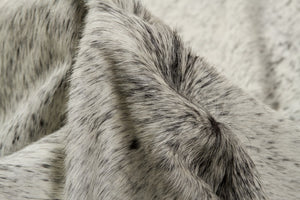5x7 Genuine Cowhide Hand Knotted Area Rug Natural Texture Light Gray Living Room