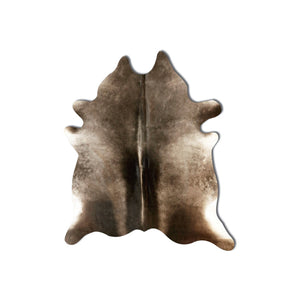 Homeroots 6' X 7' Brown Cowhide Hand Knotted Area Rug Tan Cowhide 544320