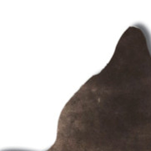 Homeroots 6' X 7' Gray And Ivory Genuine Cowhide Hand Knotted Area Rug Gray Cowhide 544323