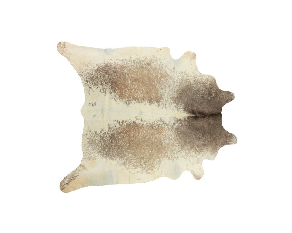 HomeRoots 5 X 7 Genuine Cowhide Hand Knotted Area Rug Rustic Artisan Accent for Any Room 544336