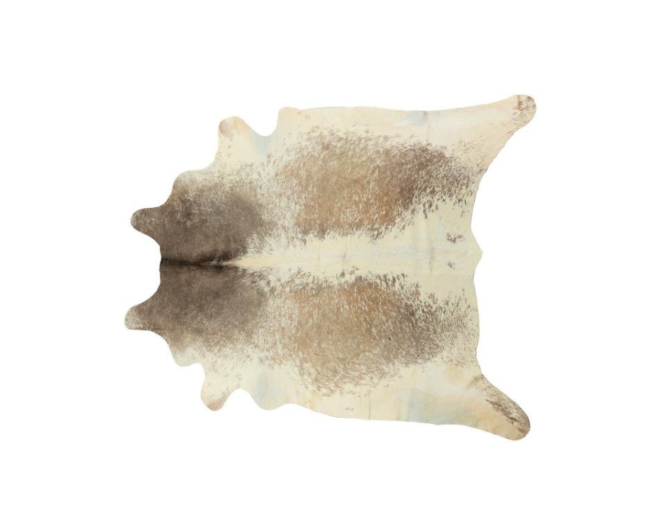 HomeRoots 5 X 7 Genuine Cowhide Hand Knotted Area Rug Rustic Artisan Accent for Any Room 544336