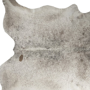 Homeroots 5' X 7' Taupe And Ivory Cowhide Hand Knotted Area Rug Brown And White Cowhide 544342