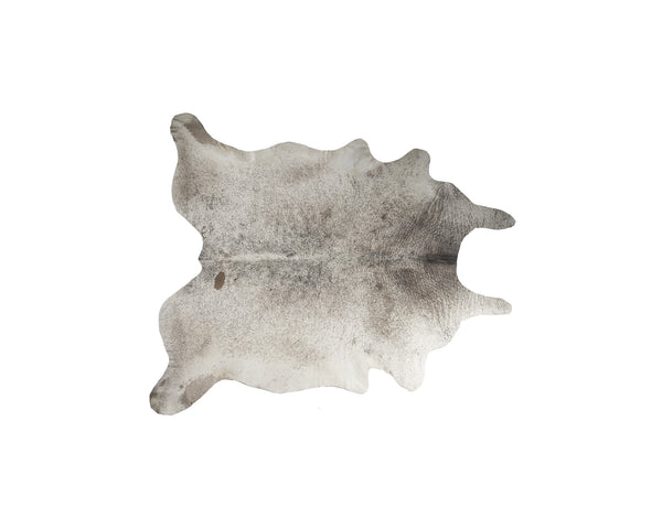 Homeroots 5' X 7' Taupe And Ivory Cowhide Hand Knotted Area Rug Brown And White Cowhide 544342