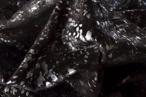 Homeroots 5' X 7' Brown And Silver Cowhide Hand Knotted Area Rug Silver And Brown Cowhide 544348