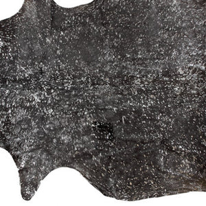 Homeroots 5' X 7' Brown And Silver Cowhide Hand Knotted Area Rug Silver And Brown Cowhide 544348