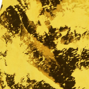 Homeroots 6' X 7' Yellow And Brown Cowhide Hand Knotted Area Rug Brown Cowhide 544353