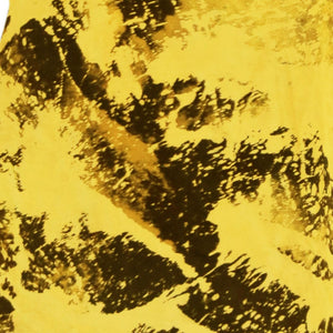 Homeroots 6' X 7' Yellow And Brown Cowhide Hand Knotted Area Rug Brown Cowhide 544353