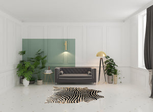 Homeroots 6' X 7' Brown And Black Cowhide Hand Knotted Area Rug Black And White Cowhide 544363