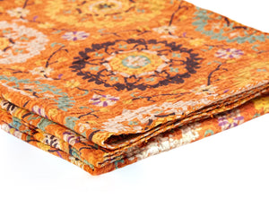 HomeRoots 50" Artisan Red Floral Quilted Kantha Throw Blanket - Cozy, Lightweight, Perfect for Any Space Cotton - 50"x70" 544513