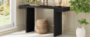 English Elm U-style 60 Inch Geometric Console Table Painted Mdf Foyer Entryway Living Room N711P303209B