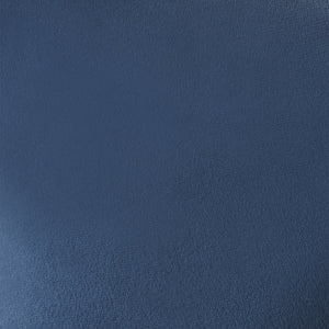 Homeroots 26" Blue And Black Velvet And Steel Low Back Counter Height Bar Chair   544696