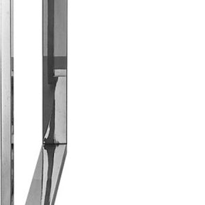 HomeRoots 71" Light Gray Three-Tier Etagere Bookcase with Drawer – Stylish Metal & Wood Storage Solution 544735