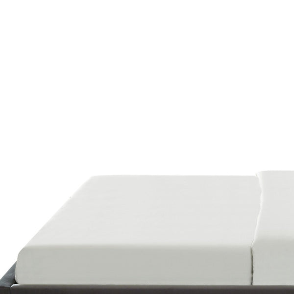 Homeroots Gray Solid Wood King Tufted Upholstered Velvet Bed Grey,Velvet Velvet 544753