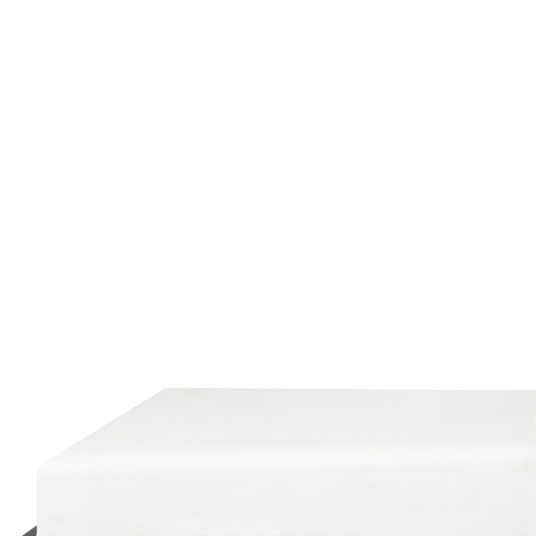 Homeroots Black Solid Wood Queen Upholstered Faux Leather Bed With Nailhead Trim Black,Leather Pu Leather Pu 544780