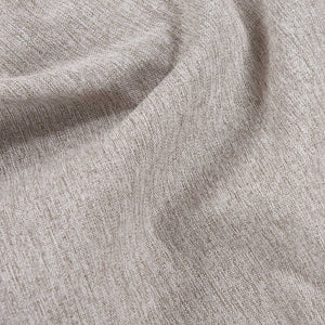 Homeroots 87" Beige Polyester Blend Sofa With Ottoman With Natural Legs   544960