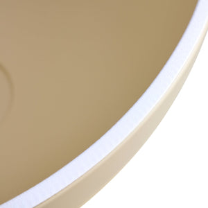 English Elm Milk White Round Coffee Tables Set With Pet-Friendly Design And Stylish Marble Top For Modern Living W370P170339