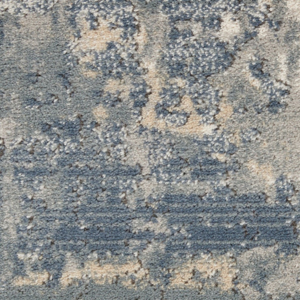 HomeRoots 9' Abstract Power Loom Area Rug in Beige and Gray - Soft, Durable Design for Modern Spaces 9' X 12' 545113