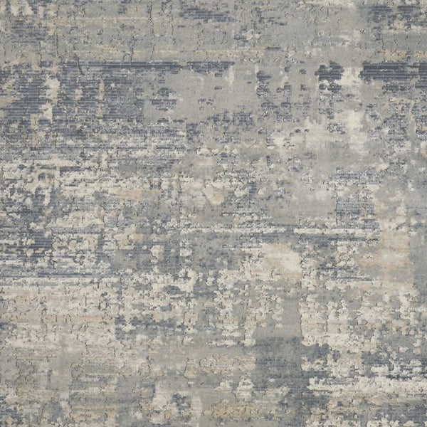 Homeroots 9' X 12' Beige And Gray Abstract Power Loom Area Rug  Polypropylene,Polyester 545113