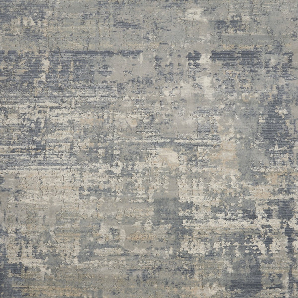 Homeroots 9' X 12' Beige And Gray Abstract Power Loom Area Rug  Polypropylene,Polyester 545113