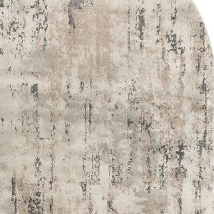 Homeroots 5' X 8' Beige And Gray Abstract Power Loom Area Rug  Polypropylene,Polyester 545128