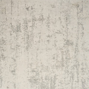 Homeroots 8' X 10' Gray And Ivory Abstract Power Loom Area Rug  Polypropylene,Polyester 545169