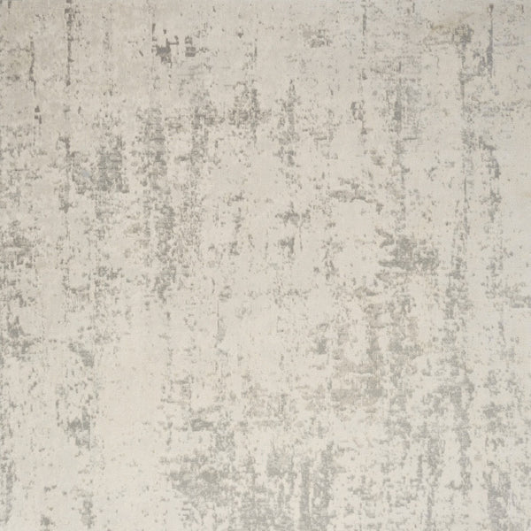 Homeroots 8' X 10' Gray And Ivory Abstract Power Loom Area Rug  Polypropylene,Polyester 545169