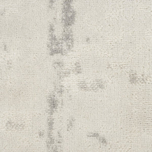 HomeRoots 8' Gray and Ivory Abstract Area Rug - Modern Power-Loomed Design for Stylish Living Spaces 8' X 10' 545169