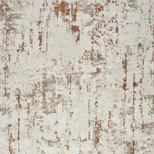 Homeroots 4' X 6' Red And Ivory Abstract Power Loom Area Rug  Polypropylene,Polyester 545198