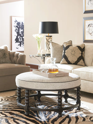 Lexington Barclay Butera Naples Cocktail Ottoman - Exquisite Upholstered Design By Barclay Butera, Perfect For Elegant Spaces   5451-46-40