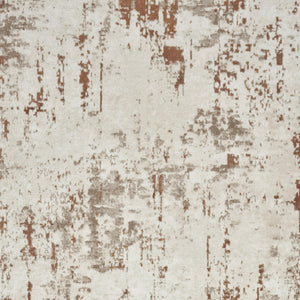 Homeroots 5' X 7' Red And Ivory Abstract Power Loom Area Rug  Polypropylene,Polyester 545200