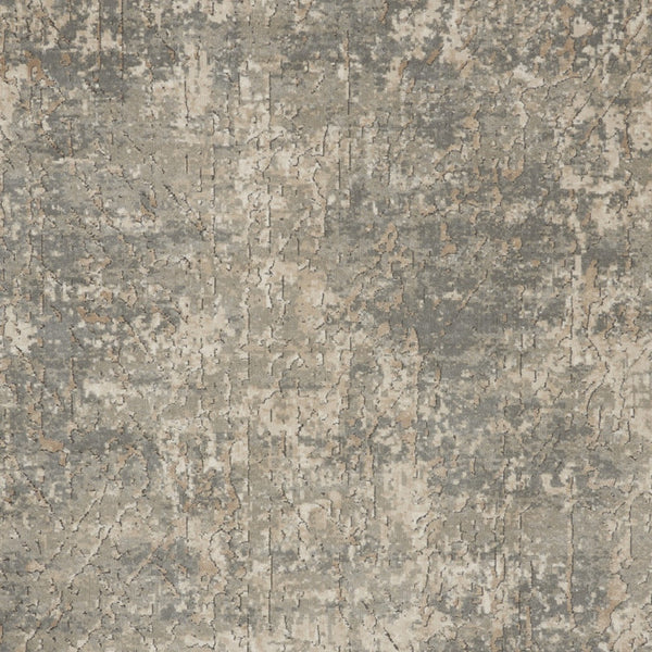 Homeroots 7' X 10' Beige And Gray Abstract Power Loom Area Rug  Polypropylene,Polyester 545203