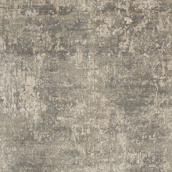 Homeroots 8' X 10' Beige And Gray Abstract Power Loom Area Rug  Polypropylene,Polyester 545204