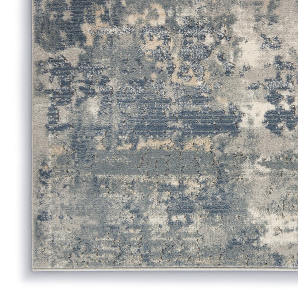 HomeRoots 9' Abstract Power Loom Area Rug in Beige and Gray - Soft, Durable Design for Modern Spaces 8' X 10' 545211