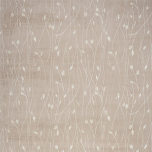 HomeRoots 8' Elegant Beige and Ivory Floral Power Loom Area Rug for Timeless Style in Any Room Decor 8' X 10' 545297