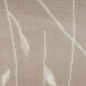 HomeRoots 8' Elegant Beige and Ivory Floral Power Loom Area Rug for Timeless Style in Any Room Decor 8' X 10' 545297