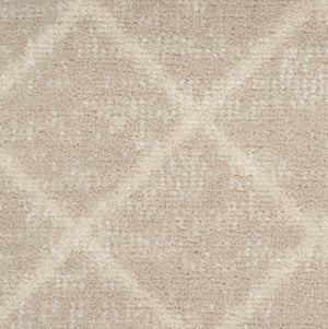 HomeRoots 8' Elegant Beige and Ivory Moroccan Area Rug - Power Loomed for Durable, Easy-Care Style in Any Room 8' X 10' 545300