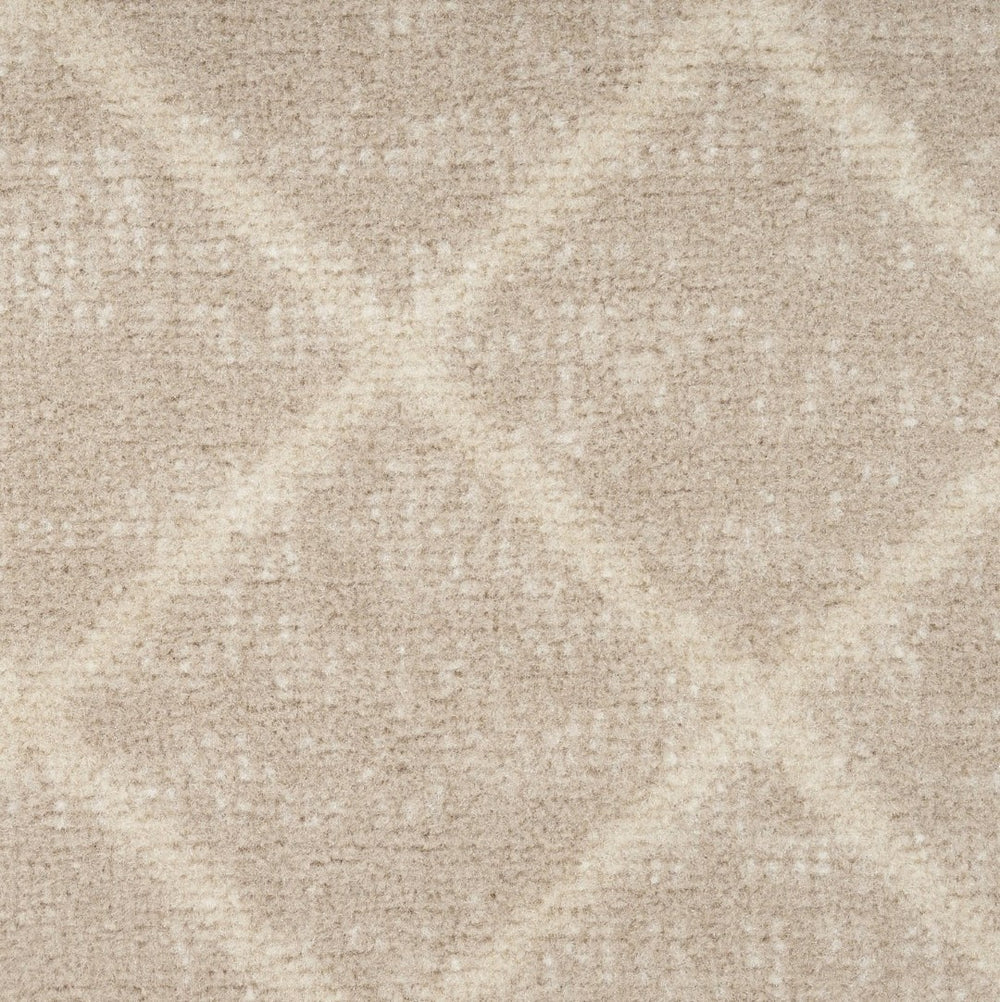 HomeRoots 8' Elegant Beige and Ivory Moroccan Area Rug - Power Loomed for Durable, Easy-Care Style in Any Room 8' X 10' 545300
