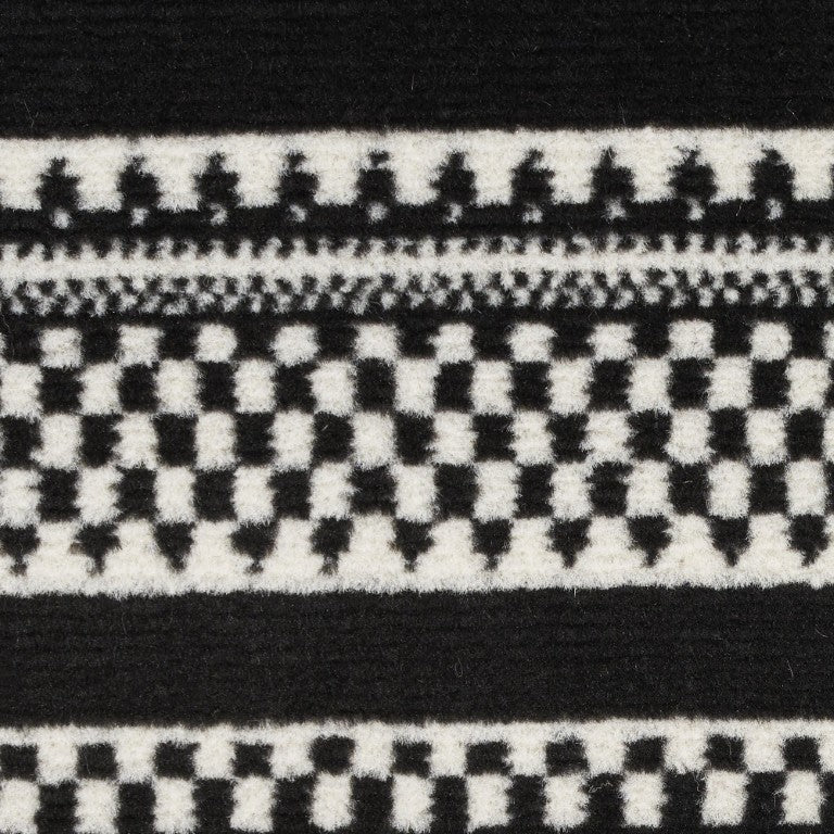 HomeRoots 8 Ft X 10 Ft Bold Stripe Polypropylene Area Rug for Modern Living Spaces 545309