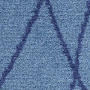 HomeRoots 6' Elegant Blue and Beige Floral Power Loom Area Rug - Timeless Design for Any Room Décor 6' X 9' 545317