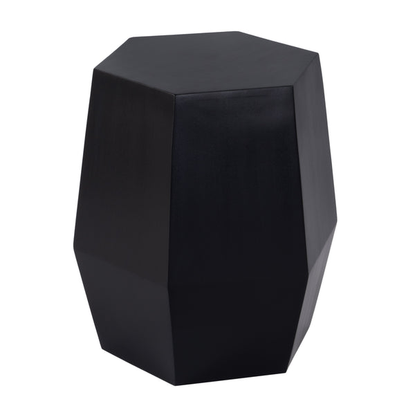 Butler Specialty Gulchatai Hexagon Mango Wood Side Table - Timeless Design For Modern And Rustic Spaces, Sturdy Build Black Mango Wood 5453295-butler