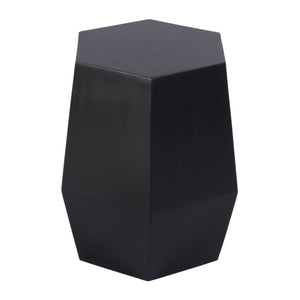 Butler Specialty Gulchatai Hexagon Mango Wood Side Table - Timeless Design For Modern And Rustic Spaces, Sturdy Build Black Mango Wood 5453295-butler