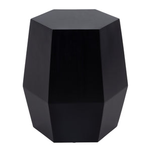 Butler Specialty Gulchatai Hexagon Mango Wood Side Table - Timeless Design For Modern And Rustic Spaces, Sturdy Build Black Mango Wood 5453295-butler